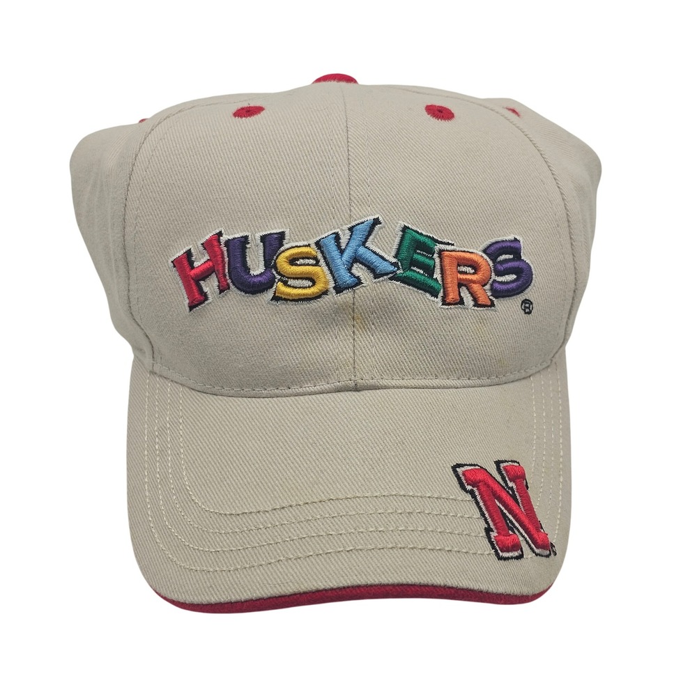 Vintage 90s Nebraska Cornhuskers Huskers Twins Enterprise Hat Youth Kids NWT NOS
